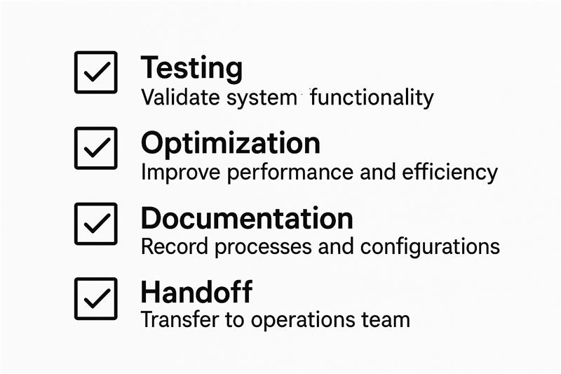 TMA Solutions Post-Migration Checklist